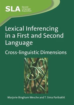 Lexical Inferencing in a First and Second Language (eBook, ePUB) - Wesche, Marjorie Bingham; Paribakht, T. Sima