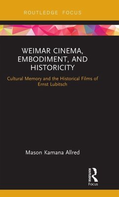 Cover Weimar Cinema, Embodiment, and Historicity