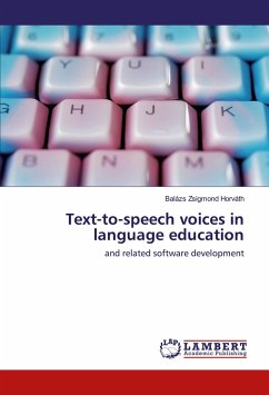 Text-to-speech voices in language education - Horváth, Balázs Zsigmond