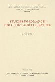 Studies in Romance Philology and Literature