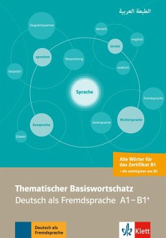 Thematischer Basiswortschatz. Deutsch als Fremdsprache A1-B1+. Mit Übersetzungen und Erläuterungen auf Arabisch - Amin, Abbas