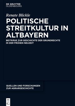 Politische Streitkultur in Altbayern - Blickle, Renate