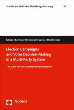 Election Campaigns and Voter Decision-Making in a Multi-Party System - Schoen, Harald;Preißinger, Maria;Steinbrecher, Markus