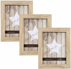 3x1 Goldbuch Dream natur 15x20 Holz MDF Portraitrahmen 920564