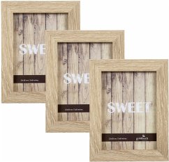 3x1 Goldbuch Dream natur 13x18 Holz MDF Portraitrahmen 920563