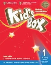 Kid's Box Level 1 Activity Book with Online Resources British English - Nixon, Caroline; Tomlinson, Michael