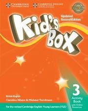 Kid's Box Level 3 Activity Book with Online Resources British English - Nixon, Caroline; Tomlinson, Michael
