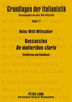 Boccaccios «De mulieribus claris» - Wittschier, Heinz Willi