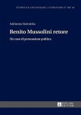 Benito Mussolini retore