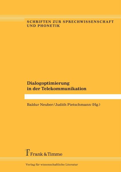 Dialogoptimierung in der Telekommunikation Dialogoptimierung in der Telekommunikation