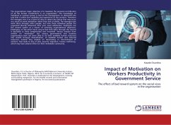 Impact of Motivation on Workers Productivity in Government Service