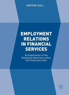 Employment Relations in Financial Services - Gall, Gregor