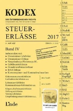 KODEX Steuer-Erlässe 2017 (f. Österreich) - Bodis, Andrei