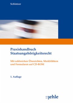 Praxishandbuch Staatsangehörigkeitsrecht, CD-ROM