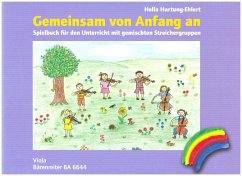 Gemeinsam von Anfang an, Spielbuch, Ausgabe für Viola - Hartung-Ehlert, Hella