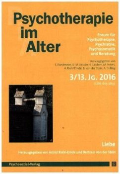 Psychotherapie im Alter Nr. 51: Liebe, herausgegeben von Astrid Riehl-Emde und Bertram von der Stein