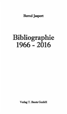 Cover Bibliographie 1966-2016 (eBook, PDF)