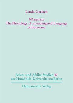 Cover N!aqriaxe - The Phonology of an endangered Language of Botswana (eBook, PDF)
