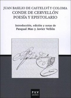 Juan Basilio de Castelví y Coloma, conde de Cervellón : poesía y epistolario - Mas i Usó, Pasqual