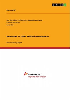 September 11, 2001. Political consequences (eBook, PDF) - Wolf, Florian