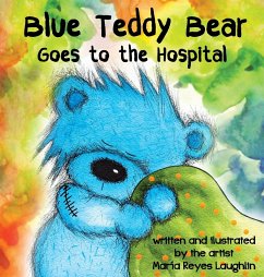 Blue Teddy Bear Goes to the Hospital