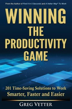 Winning the Productivity Game - Vetter, Greg