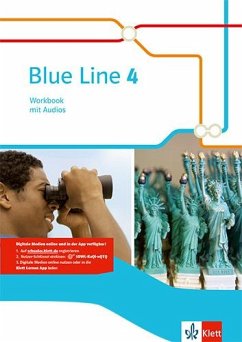 Blue Line 4. Workbook mit Audios Klasse 8. Ausgabe 2014