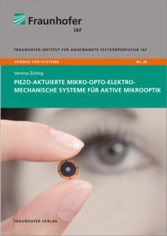 Cover Piezo-aktuierte mikro-opto-elektro-mechanische Systeme für aktive Mikrooptik