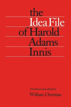 Cover The Idea File of Harold Adams Innis