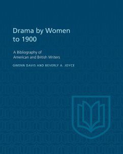 Drama by Women to 1900