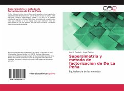 Supersimetria y metodo de factorizacion de De La Peña - Canderle, Luis H.;Plastino, Angel
