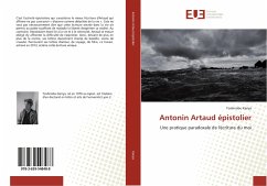 Cover Antonin Artaud épistolier