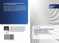 Linear Algebra (With Worked Examples), For Sc. & Engineering Students - Itaketo, Umana