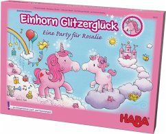 HABA 302767 - Einhorn Glitzerglück, Eine Party für Rosalie, Laufspiel