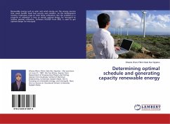 Determining optimal schedule and generating capacity renewable energy