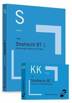 Paket Krüger, Skript Strafrecht BT 1 + Krüger, Karteikarten Strafrecht BT 1