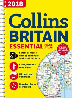 2018 Collins Britain Essential Road Atlas - Collins Maps