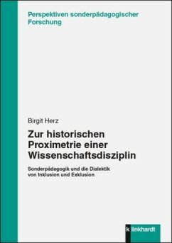 Zur historischen Proximetrie einer Wissenschaftsdisziplin - Herz, Birgit