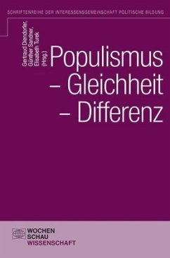Cover Populismus - Gleichheit - Differenz