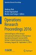 Operations Research Proceedings 2016 - Bild 1