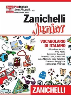 Cover Zanichelli Junior. Vocabolario di italiano