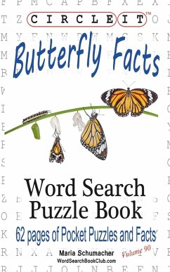 Circle It, Butterfly Facts, Word Search, Puzzle Book