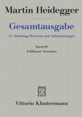 Zollikoner Seminare / Gesamtausgabe 4. Abteilung: Hinweise und Aufzei, Bd.89