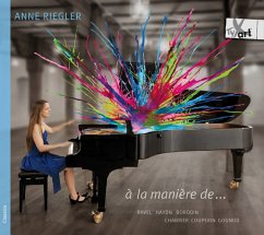 A La Manière De..-Werke Für Piano Solo - Riegler,Anne