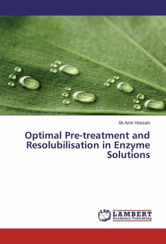 Optimal Pre-treatment and Resolubilisation in Enzyme Solutions