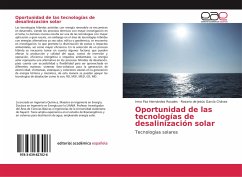 Oportunidad de las tecnologías de desalinización solar - Hernández Rosales, Irma Paz;García Chávez, Rosario de Jesús