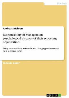 Responsibility of Managers on psychological diseases of their reporting organization (eBook, ePUB) - Mehren, Andreas