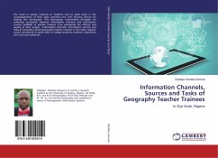 Information Channels, Sources and Tasks of Geography Teacher Trainees
