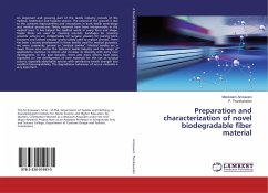 Preparation and characterization of novel biodegradable fiber material - Amsaveni, Manickam;Thanikaivelan, P.