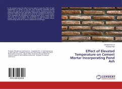 Effect of Elevated Temperature on Cement Mortar Incorporating Pond Ash